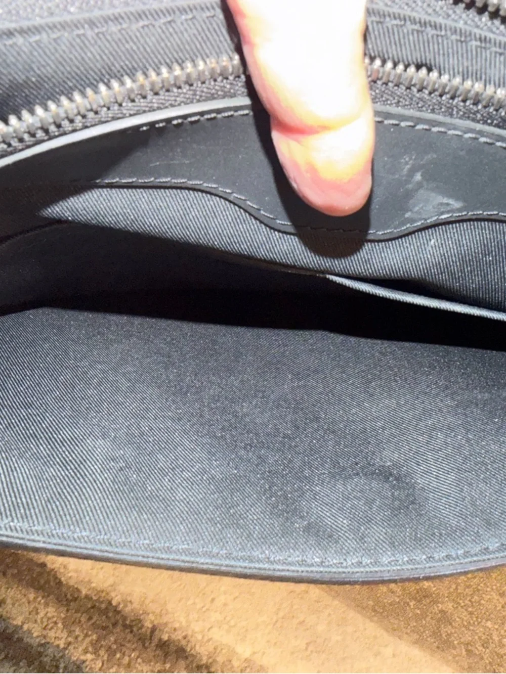 Louis Vuitton Black and Dark Gray Checkered Briefcase Tote